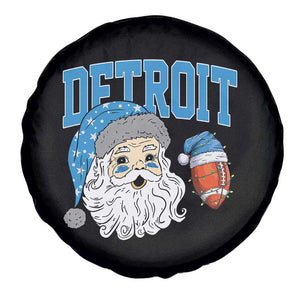 LF Football Christmas Spare Tire Cover Vintage Santa Claus Face Game Day Sports Fans TS10 Print Your Wear