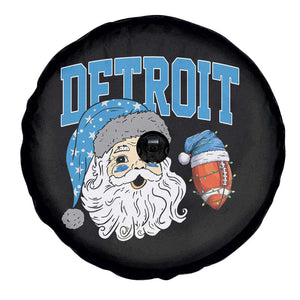 LF Football Christmas Spare Tire Cover Vintage Santa Claus Face Game Day Sports Fans TS10 Print Your Wear