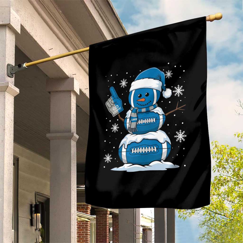 LF Christmas Snowman Garden Flag DFL Football Fan TS10 Print Your Wear