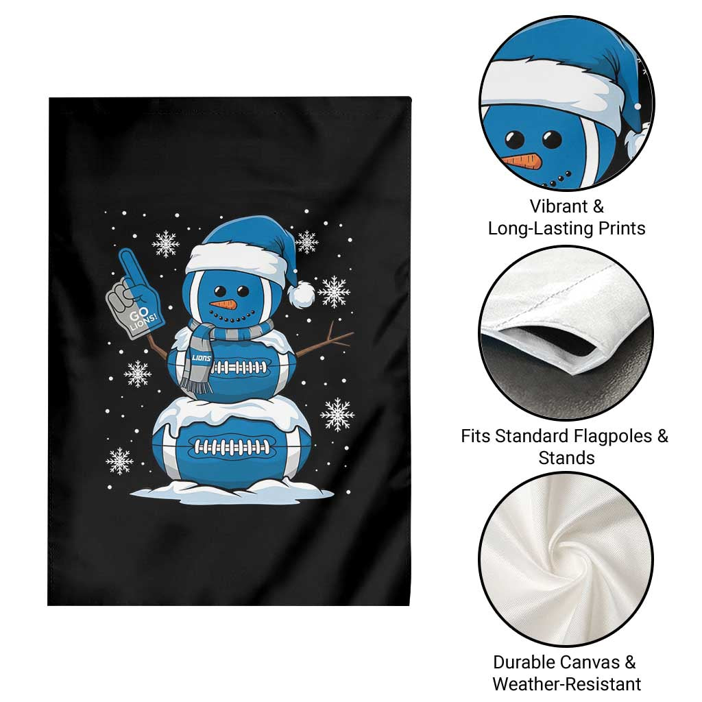 LF Christmas Snowman Garden Flag DFL Football Fan TS10 Print Your Wear
