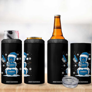 LF Christmas Snowman 4 in 1 Can Cooler Tumbler DFL Football Fan TS10 Print Your Wear