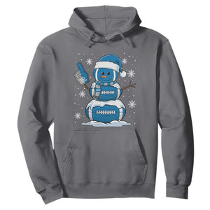 LF Christmas Snowman Hoodie DFL Football Fan TS10 Charcoal Print Your Wear