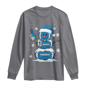 LF Christmas Snowman Long Sleeve Shirt DFL Football Fan TS10 Charcoal Print Your Wear