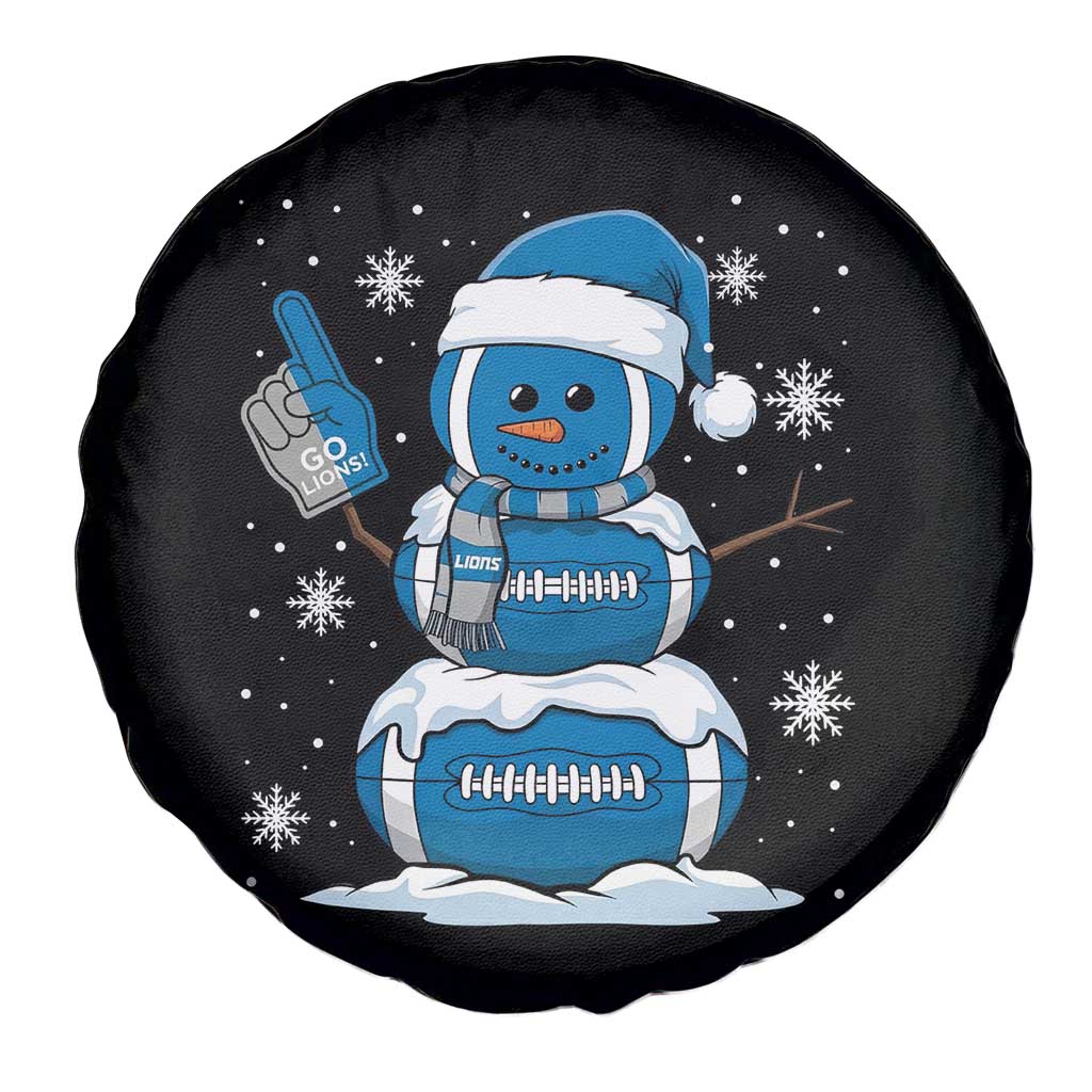 LF Christmas Snowman Spare Tire Cover DFL Football Fan TS10 Print Your Wear