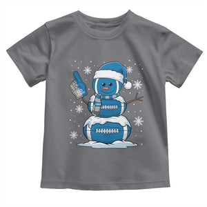 LF Christmas Snowman Toddler T Shirt DFL Football Fan TS10 Charcoal Print Your Wear