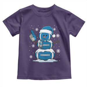 LF Christmas Snowman Toddler T Shirt DFL Football Fan TS10 Purple Print Your Wear