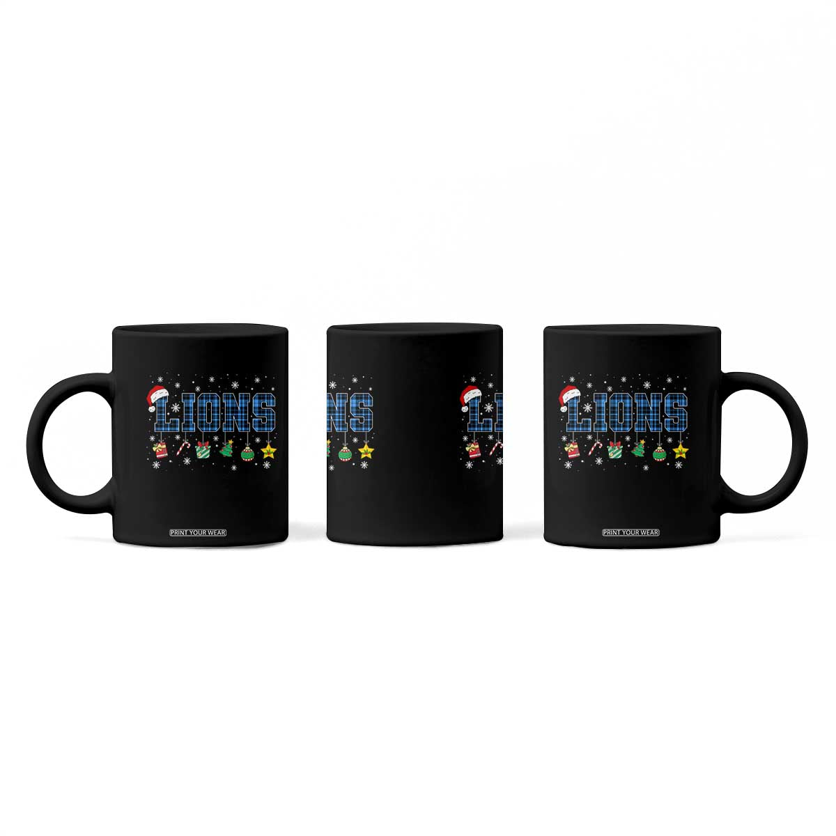 LF Christmas Coffee Mug Blue Plaid DFL Fans Xmas Pajamas TS10 Print Your Wear