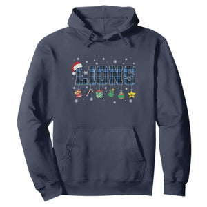 LF Christmas Hoodie Blue Plaid DFL Fans Xmas Pajamas TS10 Navy Print Your Wear