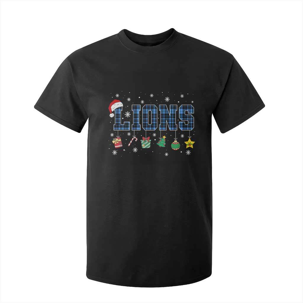 LF Christmas T Shirt For Kid Blue Plaid DFL Fans Xmas Pajamas TS10 Black Print Your Wear