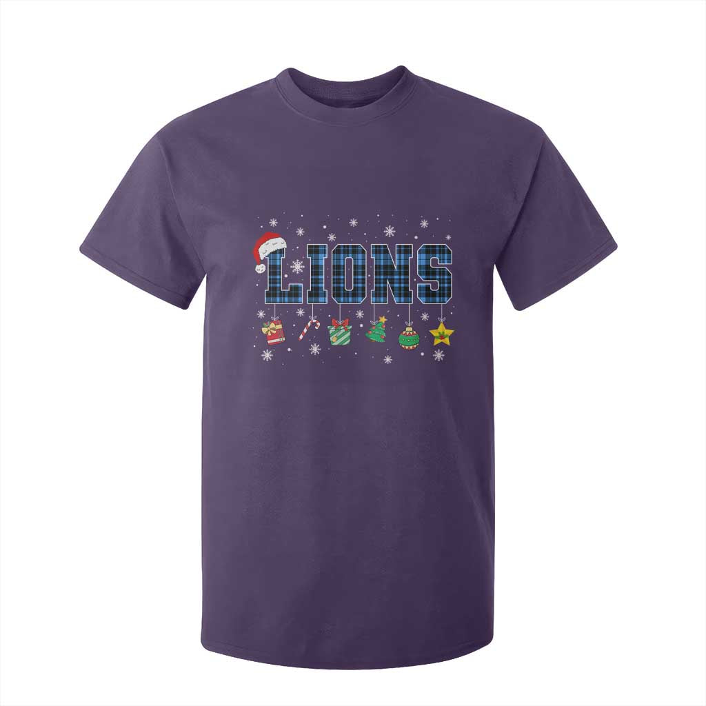 LF Christmas T Shirt For Kid Blue Plaid DFL Fans Xmas Pajamas TS10 Purple Print Your Wear