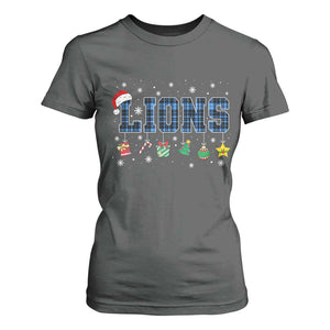 LF Christmas T Shirt For Women Blue Plaid DFL Fans Xmas Pajamas TS10 Dark Heather Print Your Wear