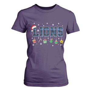 LF Christmas T Shirt For Women Blue Plaid DFL Fans Xmas Pajamas TS10 Purple Print Your Wear
