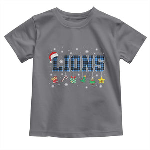 LF Christmas Toddler T Shirt Blue Plaid DFL Fans Xmas Pajamas TS10 Charcoal Print Your Wear