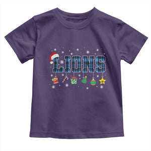 LF Christmas Toddler T Shirt Blue Plaid DFL Fans Xmas Pajamas TS10 Purple Print Your Wear