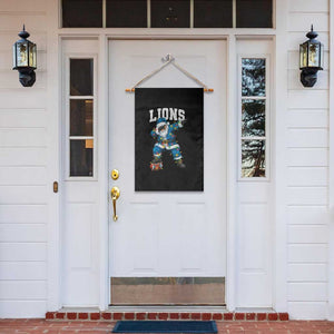 LF Christmas Garden Flag Funny Dabbing Santa Football Lovers Game Day TS10 Print Your Wear