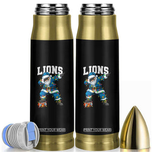 LF Christmas Bullet Tumbler Funny Dabbing Santa Football Lovers Game Day TS10 Black Print Your Wear