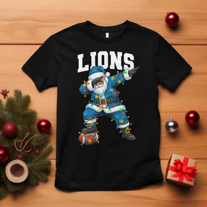 LF Christmas T Shirt Funny Dabbing Santa Football Lovers Game Day TS10 Black Print Your Wear