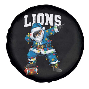 LF Christmas Spare Tire Cover Funny Dabbing Santa Football Lovers Game Day TS10 Print Your Wear