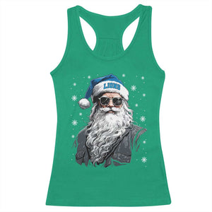 Vintage DFL Christmas Racerback Tank Top Retro Santa Lions Fan Game Day TS10 Irish Green Print Your Wear