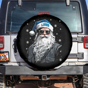 Vintage DFL Christmas Spare Tire Cover Retro Santa Lions Fan Game Day TS10 No hole Black Print Your Wear
