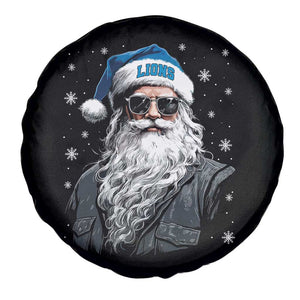 Vintage DFL Christmas Spare Tire Cover Retro Santa Lions Fan Game Day TS10 Print Your Wear