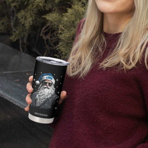 Vintage Detroit Football Christmas Tumbler Cup Retro Santa Lions Fan Game Day TS10 Print Your Wear