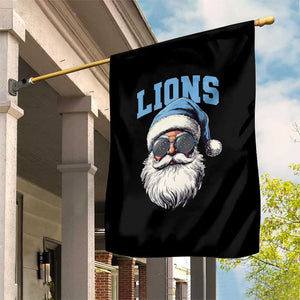 LF Football Christmas Garden Flag Vintage Santa Claus Face Game Day TS10 Print Your Wear