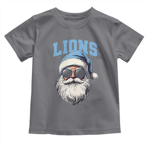 LF Football Christmas Toddler T Shirt Vintage Santa Claus Face Game Day TS10 Charcoal Print Your Wear