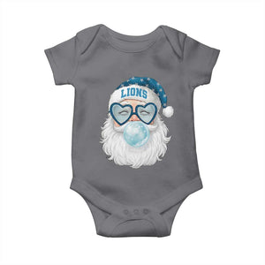 Christmas LF Baby Onesie Vintage Retro Santa Bubble Gum Game Day TS10 Charcoal Print Your Wear