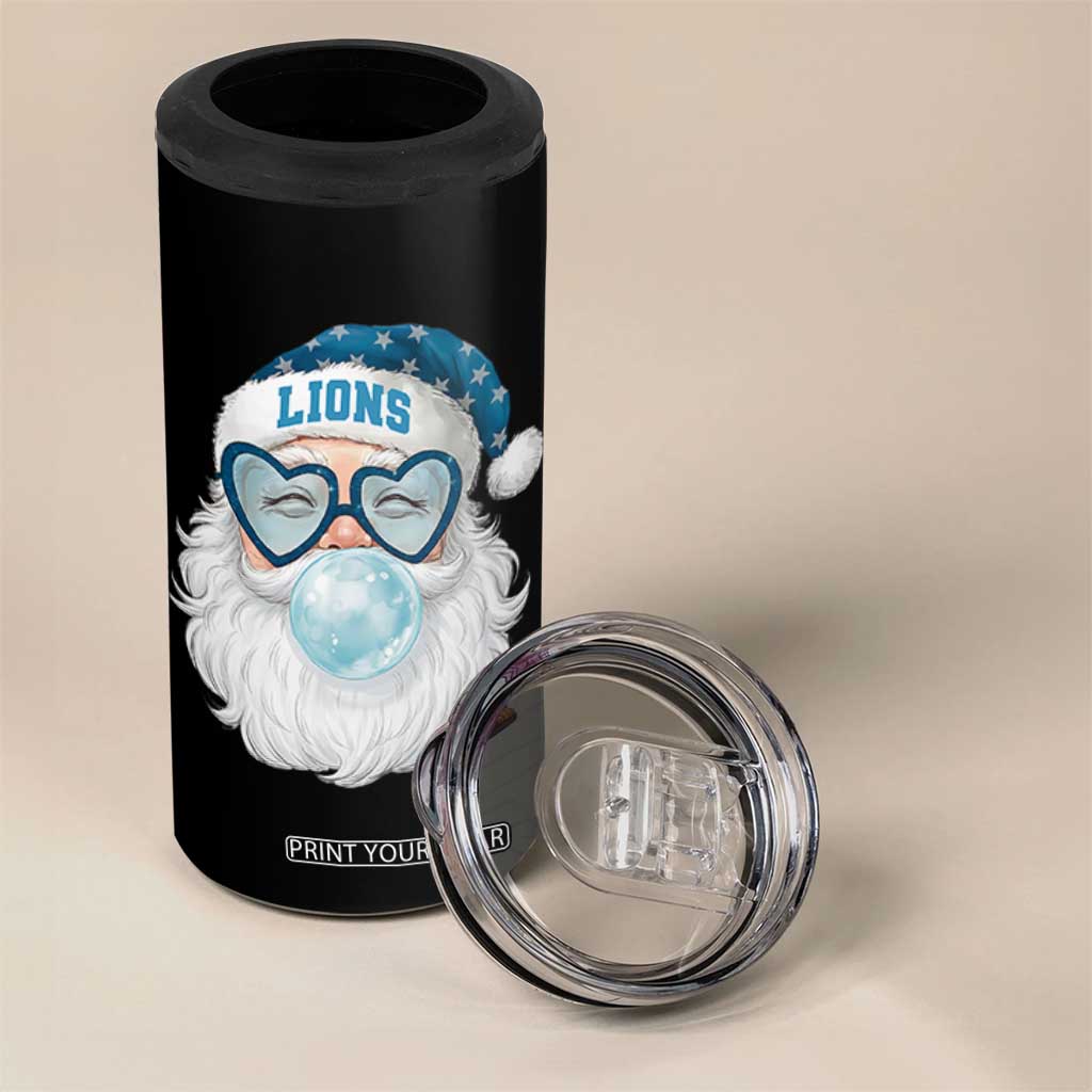Christmas LF 4 in 1 Can Cooler Tumbler Vintage Retro Santa Bubble Gum Game Day TS10 Print Your Wear