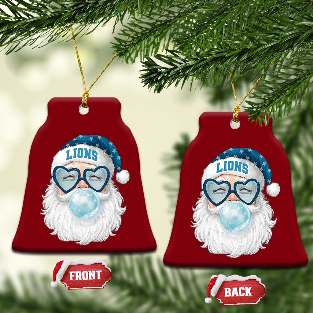 Christmas LF Ceramic Ornament Vintage Retro Santa Bubble Gum Game Day TS10 Print Your Wear