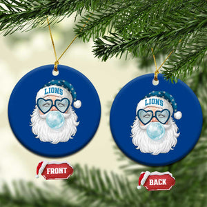 Christmas LF Ceramic Ornament Vintage Retro Santa Bubble Gum Game Day TS10 1pc Blue Print Your Wear