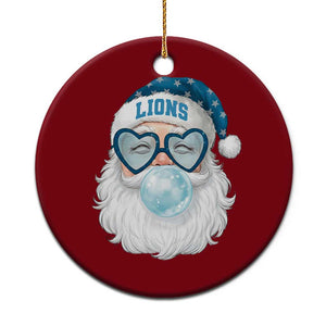 Christmas LF Ceramic Ornament Vintage Retro Santa Bubble Gum Game Day TS10 1pc Red Print Your Wear
