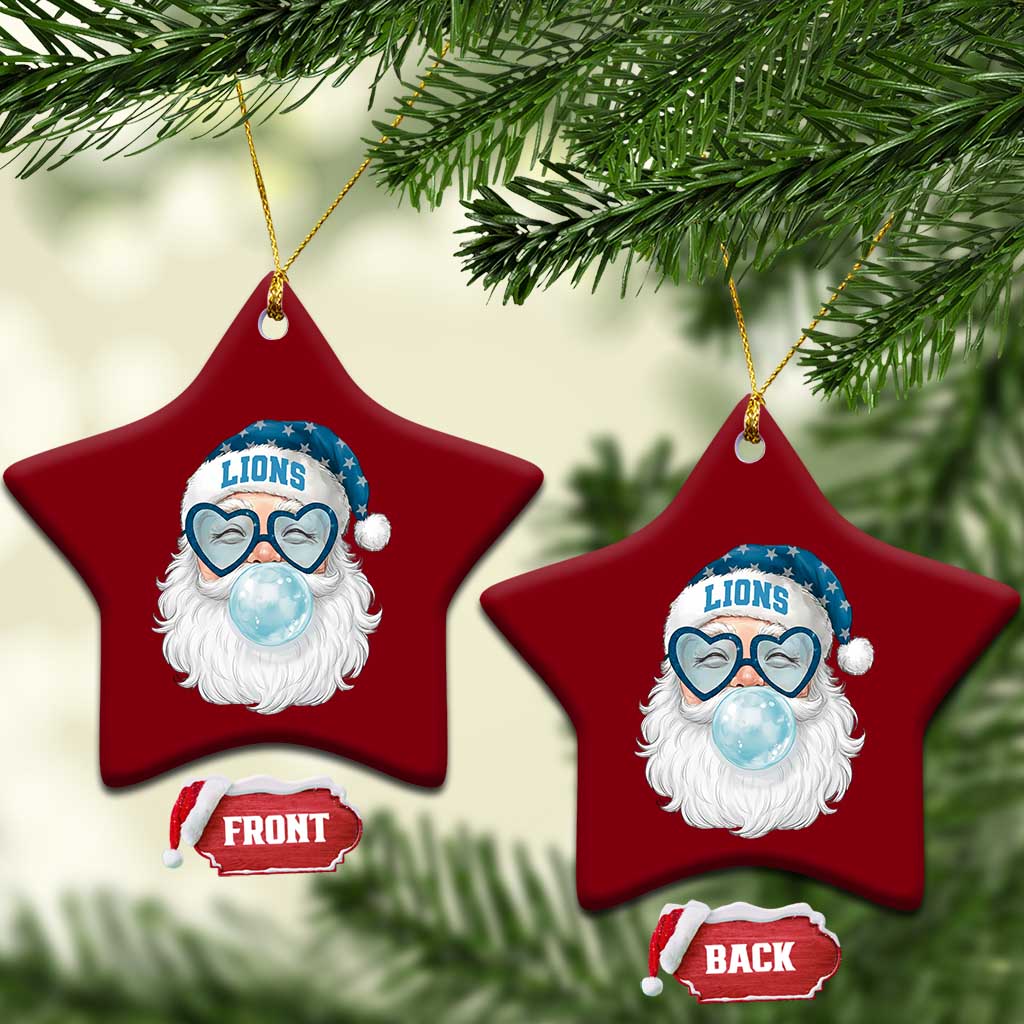 Christmas LF Ceramic Ornament Vintage Retro Santa Bubble Gum Game Day TS10 Print Your Wear