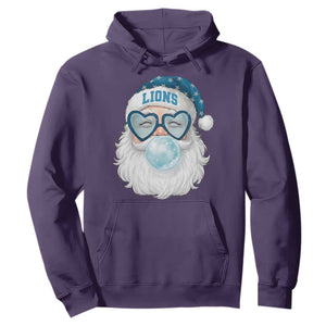 Christmas LF Hoodie Vintage Retro Santa Bubble Gum Game Day TS10 Purple Print Your Wear