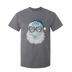 Christmas LF T Shirt For Kid Vintage Retro Santa Bubble Gum Game Day TS10 Charcoal Print Your Wear