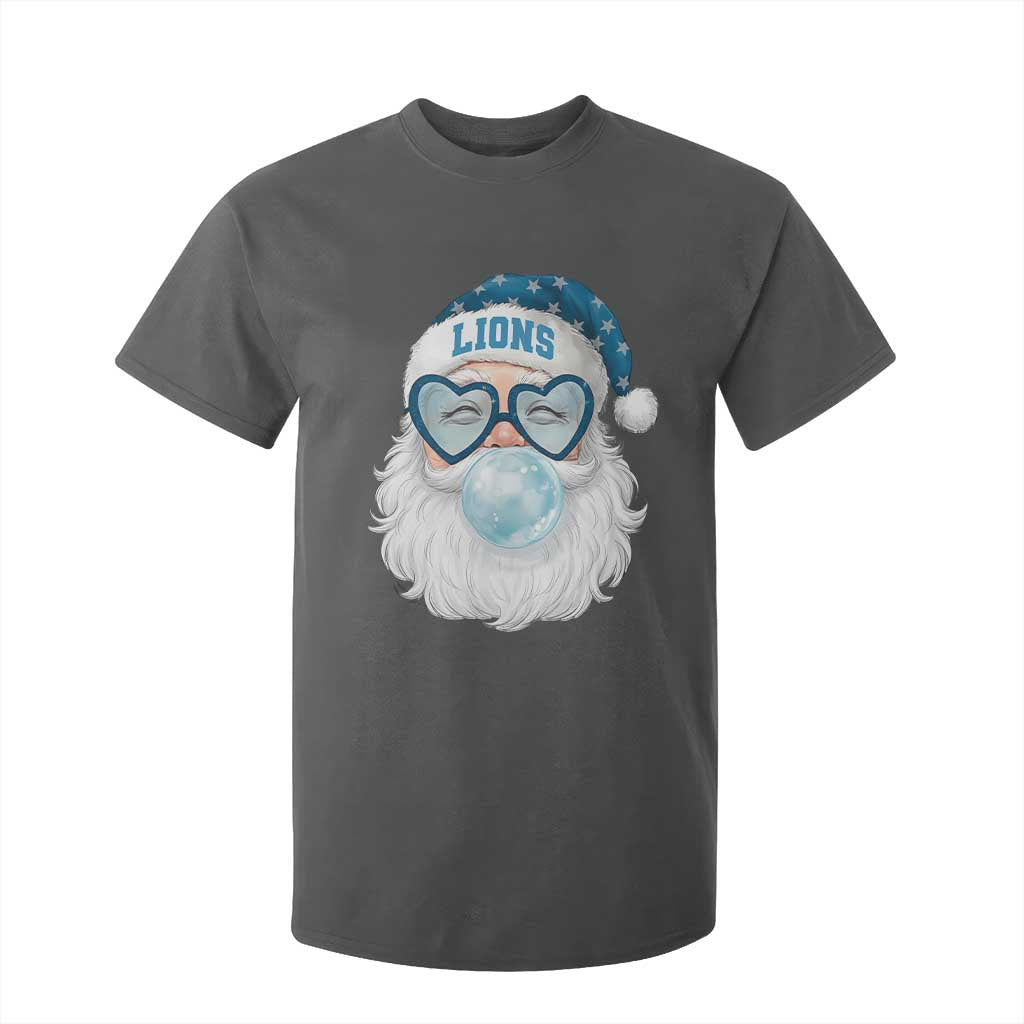 Christmas LF T Shirt For Kid Vintage Retro Santa Bubble Gum Game Day TS10 Dark Heather Print Your Wear