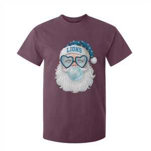 Christmas LF T Shirt For Kid Vintage Retro Santa Bubble Gum Game Day TS10 Maroon Print Your Wear