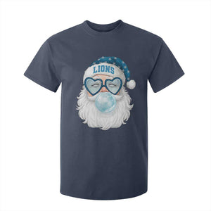 Christmas LF T Shirt For Kid Vintage Retro Santa Bubble Gum Game Day TS10 Navy Print Your Wear