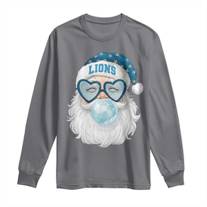 Christmas LF Long Sleeve Shirt Vintage Retro Santa Bubble Gum Game Day TS10 Charcoal Print Your Wear