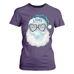 Christmas LF T Shirt For Women Vintage Retro Santa Bubble Gum Game Day TS10 Purple Print Your Wear