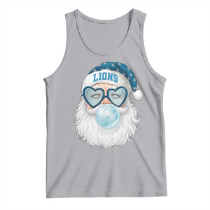 Christmas LF Tank Top Vintage Retro Santa Bubble Gum Game Day TS10 Athletic Heather Print Your Wear