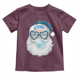 Christmas LF Toddler T Shirt Vintage Retro Santa Bubble Gum Game Day TS10 Maroon Print Your Wear