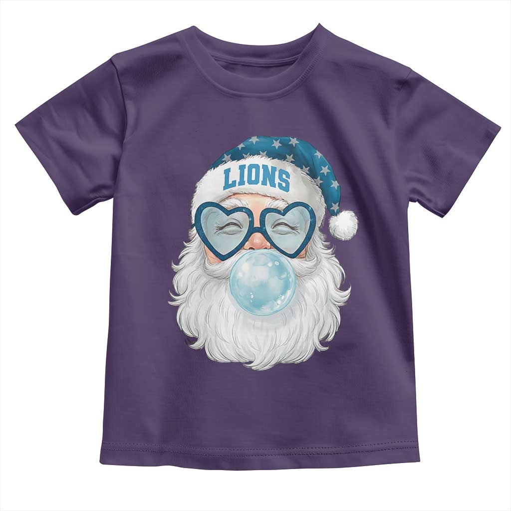 Christmas LF Toddler T Shirt Vintage Retro Santa Bubble Gum Game Day TS10 Purple Print Your Wear