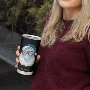 Christmas Lions Fan Tumbler Cup Vintage Retro Santa Bubble Gum Game Day TS10 Print Your Wear