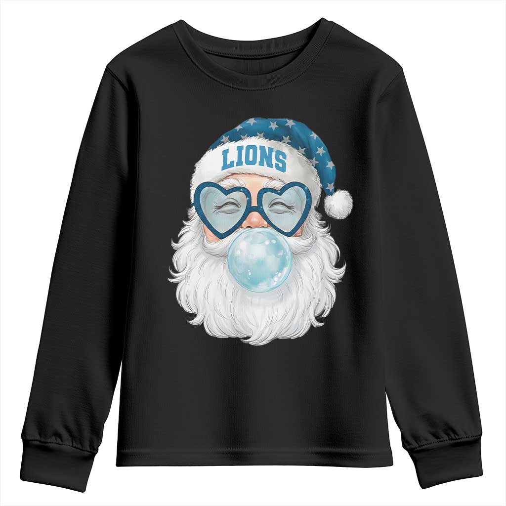 Christmas LF Youth Sweatshirt Vintage Retro Santa Bubble Gum Game Day TS10 Black Print Your Wear
