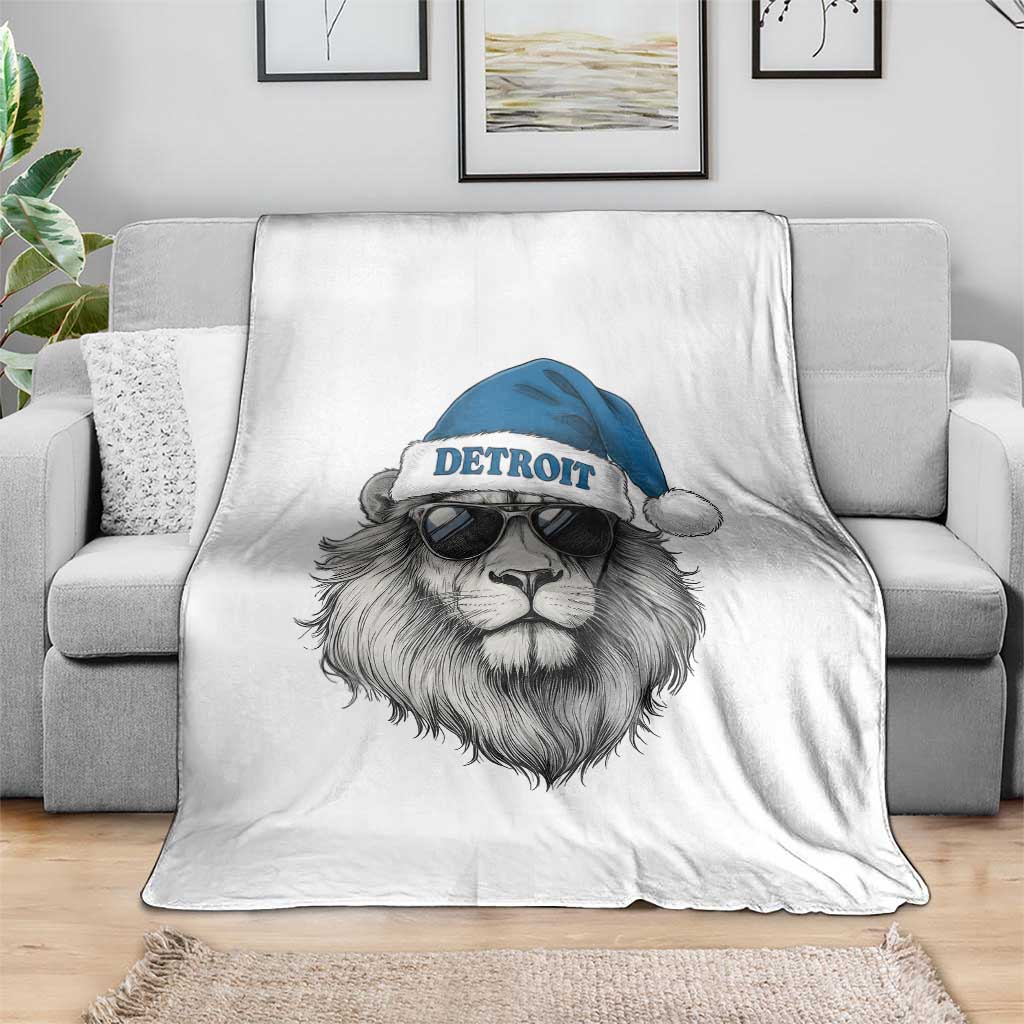 Vintage LF Christmas Throw Blanket Game Day Santa Hat Football Lovers TS10 Print Your Wear