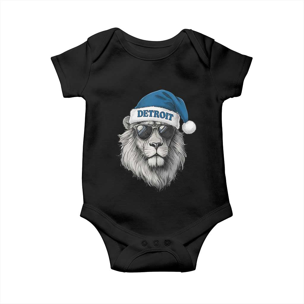 Vintage LF Christmas Baby Onesie Game Day Santa Hat Football Lovers TS10 Black Print Your Wear