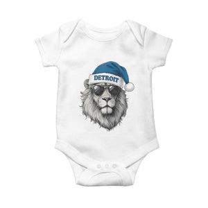 Vintage LF Christmas Baby Onesie Game Day Santa Hat Football Lovers TS10 White Print Your Wear
