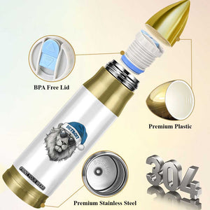 Vintage LF Christmas Bullet Tumbler Game Day Santa Hat Football Lovers TS10 Print Your Wear